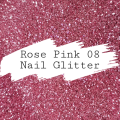 FINE NAIL GLITTER 5ml - ROSE PINK 08