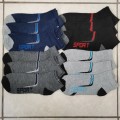 MENS ANKLE SPORT SOCKS - 12 PAIRS MIXED