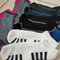 8 PAIRS MENS CUSHIONED ANKLE SOCKS