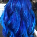 CHIFFON FUNKY HAIR COLOR BLUE
