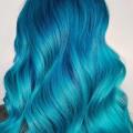 CHIFFON FUNKY HAIR COLOR TURQUOISE