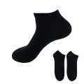12 Pairs of Black Ankle Socks - Unisex