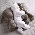 60cm Baby Kids Long Nose Elephant Pillows Soft Plush BROWN COLOUR