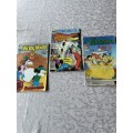 3 x comic books as shown
