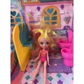 Enchantimals playsets including dolls and accessories as shown