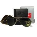 **BRAND NEW** - Ray Ban FOLDING AVIATOR RB 3479 Black ! Hand Made in Italy !