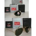 **BRAND NEW** - Ray Ban FOLDING AVIATOR RB 3479 Black ! Hand Made in Italy !
