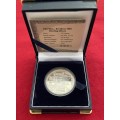 R1 Silver Proof `Mining` Protea 1999