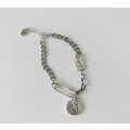 925 Silver Art Lady Bracelet