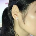 925 Silver Bow Stud Earrings