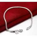 925 Silver Snake Chain Bracelet
