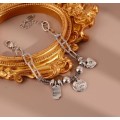 SPECIAL -925 Silver U Shape Charms Bracelet