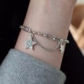 925 Silver Lucky Stars Bracelet