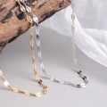 SPECIAL - 925 Silver Tile Chain Choker