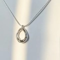 925 Silver Water Droplet Necklace