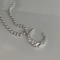925 Silver Moon Necklace