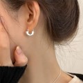 925 Silver U Shaped Earrings