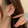 925 Silver Pearl Stud Earrings