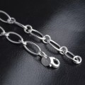 925 Silver Thick Charm Bracelet
