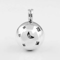SPECIAL - 925 Silver Moon & Star Message Ball Necklace