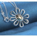 SPECIAL -925 Silver Daisy Flower Necklace