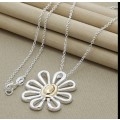 SPECIAL -925 Silver Daisy Flower Necklace