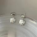 925 Silver Lava Pearl Earrings