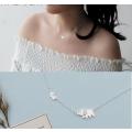 925 Silver Elephant Clavicle Necklace