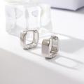 925 Silver Square Earrings