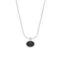 925 Silver Black Agate Necklace