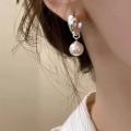 925 Silver Pretty Women Pearl Earrings