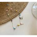 925 Silver Colourful Drip Gaze Beads Necklace