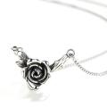 925 Silver Rose Necklace