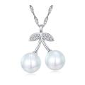 925 Silver Cherry Pearl Necklace