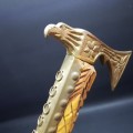 Walking stick Very Rare Brass Eagles Head and Axe. Never to be found again