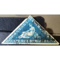 Cape of Good Hope triangles four pence fine used