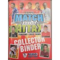 Match Attax 2007/2008 collector`s binder including Cristiano Ronaldo Man of the match card