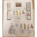 Album with 45 pages of mixed world orchid series from RSA to Monaco