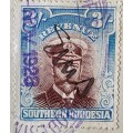 Southern Rhodesia 3/- revenue stamp on high court document