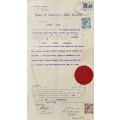British South African Company and Transvaal Power of Attorney to Make Transfer document 1913