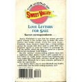 [B:2:S:CC]-Sweet Valley High. Love Letters for Sale - Francine Pascal & Kate William