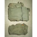 AMMO CANVAS POUCH AND A SEPARATE PATROL WEBBING POUCH
