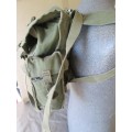 SADF - BORDER WAR - CANVAS RUCKSACK PATROL BAG POUCHES