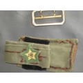 BRASS BUCKLE AND HANDMADE KNIVE POUCH