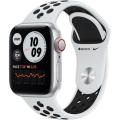 Apple Watch Nike SE (GPS, 40mm, Silver Aluminum, Pure Platinum/Black Nike Sport Band, 2021)