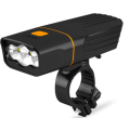 Bicycle black laser led multifunctional cycling mountain bike strong light bicycle light