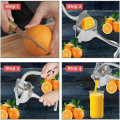 Stainless Steel Manual Juice Hand Squeezer