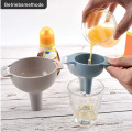4pcs Multifunctional Funnel with Removable Strainer Filter Set