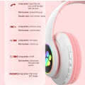 STN-28 pro Wireless Headset Cat Ear 5.0 Bluetooth Headphones LED Flashing Light Sports