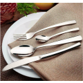 High Quality Stainless Steel 24 Piece Cutlery Set in a Golden Gift Box-Silver Set